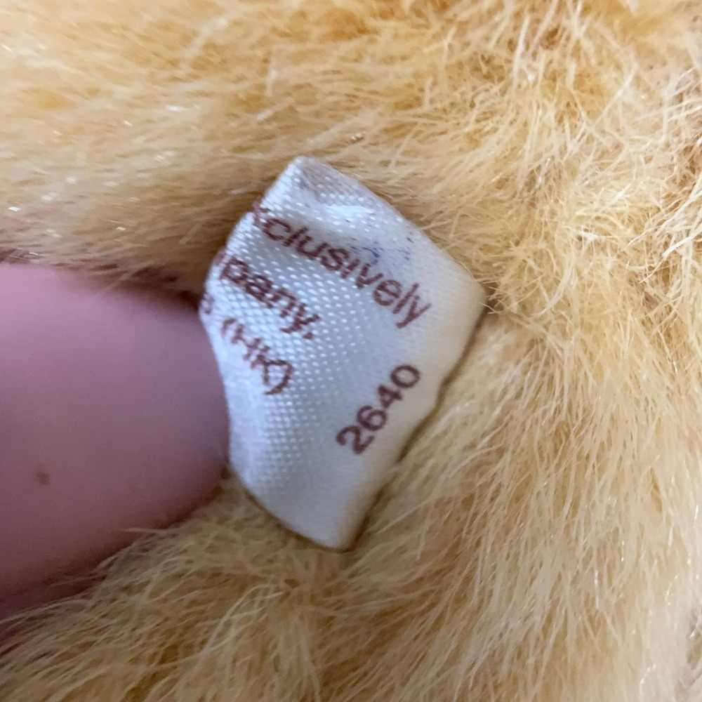 Pleasant Company American Girl Teddy‎ Bear Plush Medium Yellow Soft Stuffed Toy - Picture 6 of 8